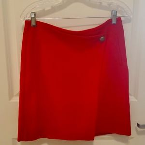 Talbots size 4P red mini skirt